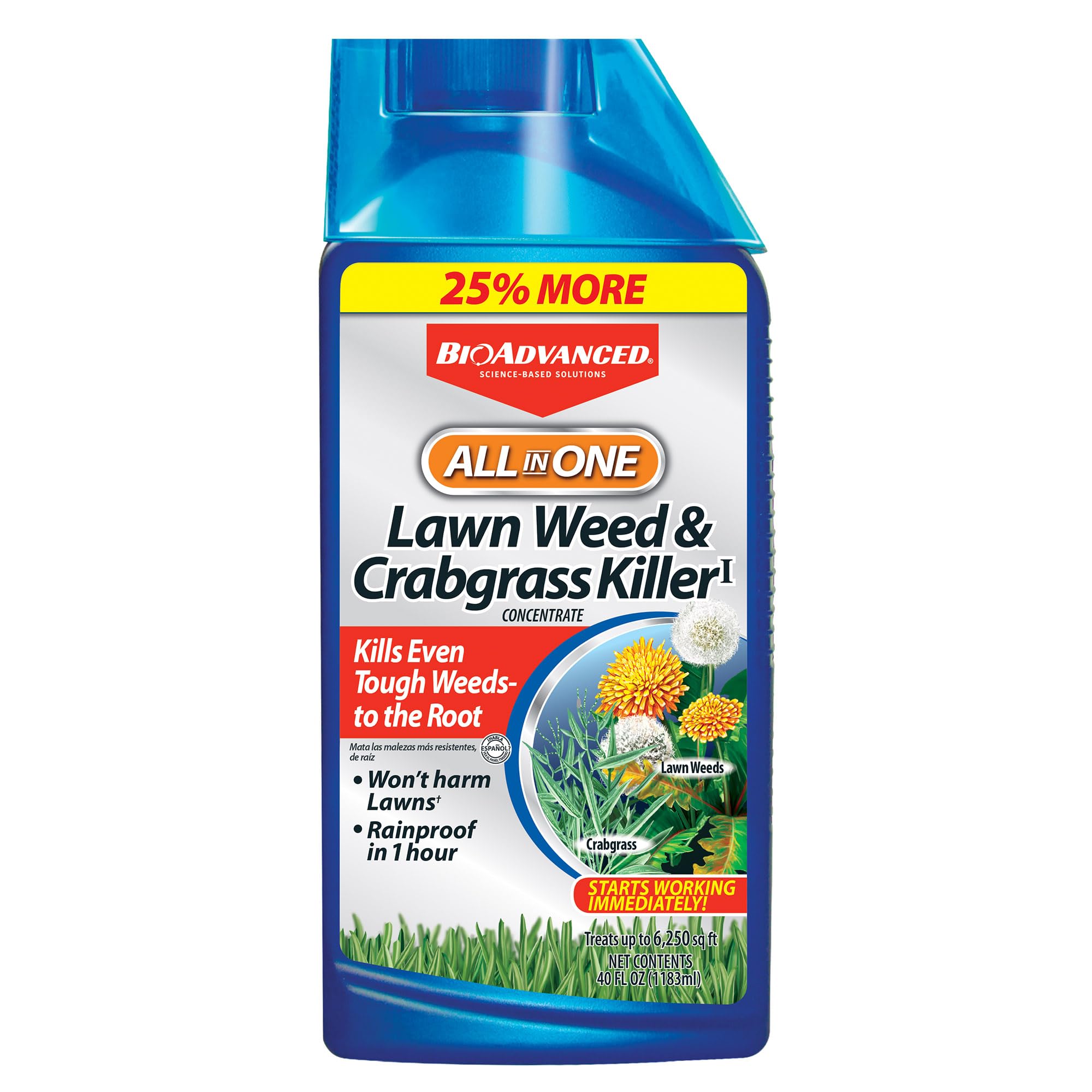  BioAdvanced All-In-One Lawn Weed and Crabgrass Killer Concentrate for Effective Weed Control
| BioAdvanced 40 oz Concen