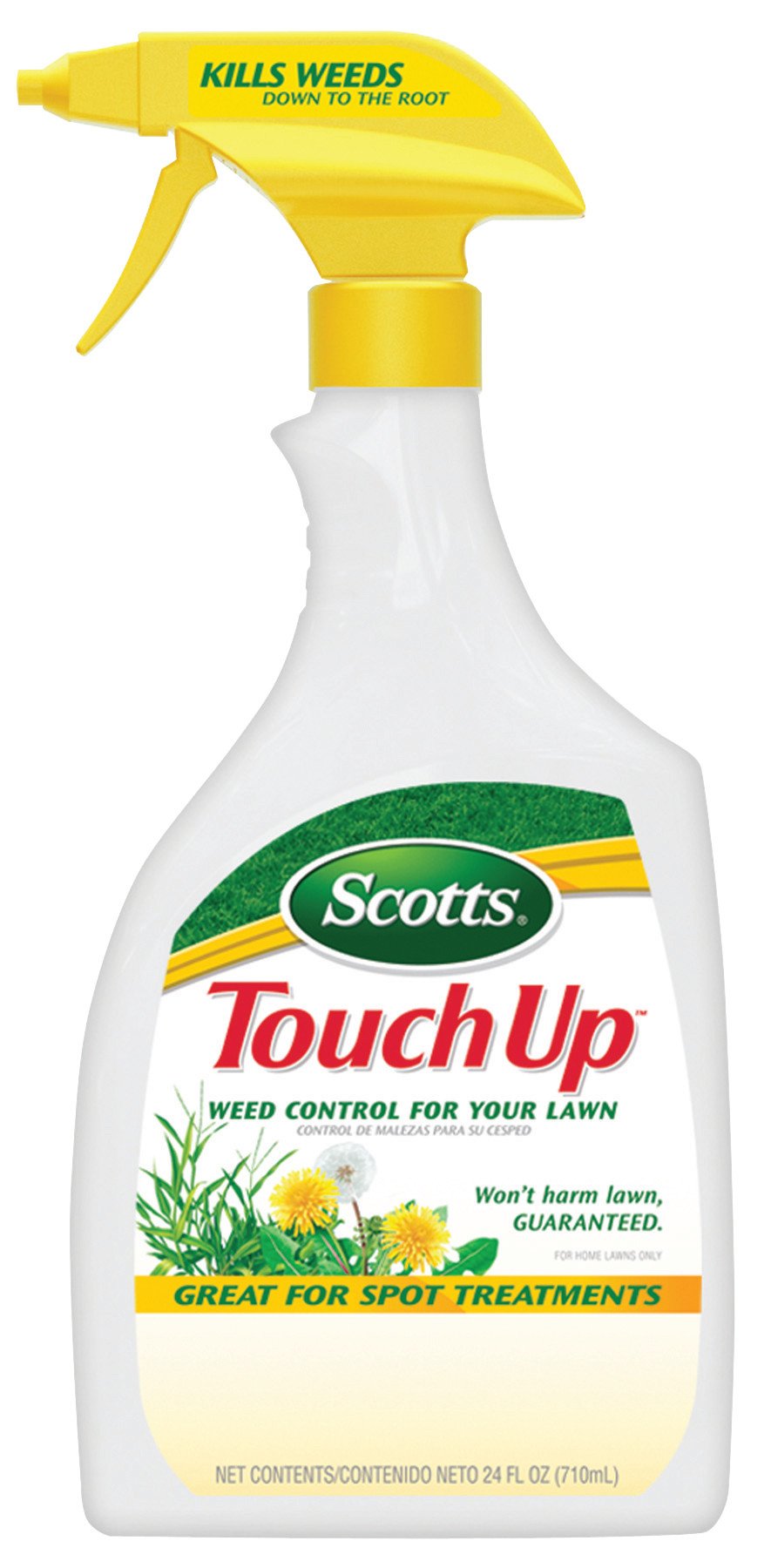 Scotts TouchUp Weed Control for Lawn - Dandelion, Clover & Crabgrass Killer, 24 fl oz